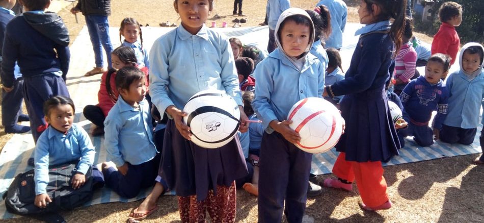 Sports volunteer in nepal