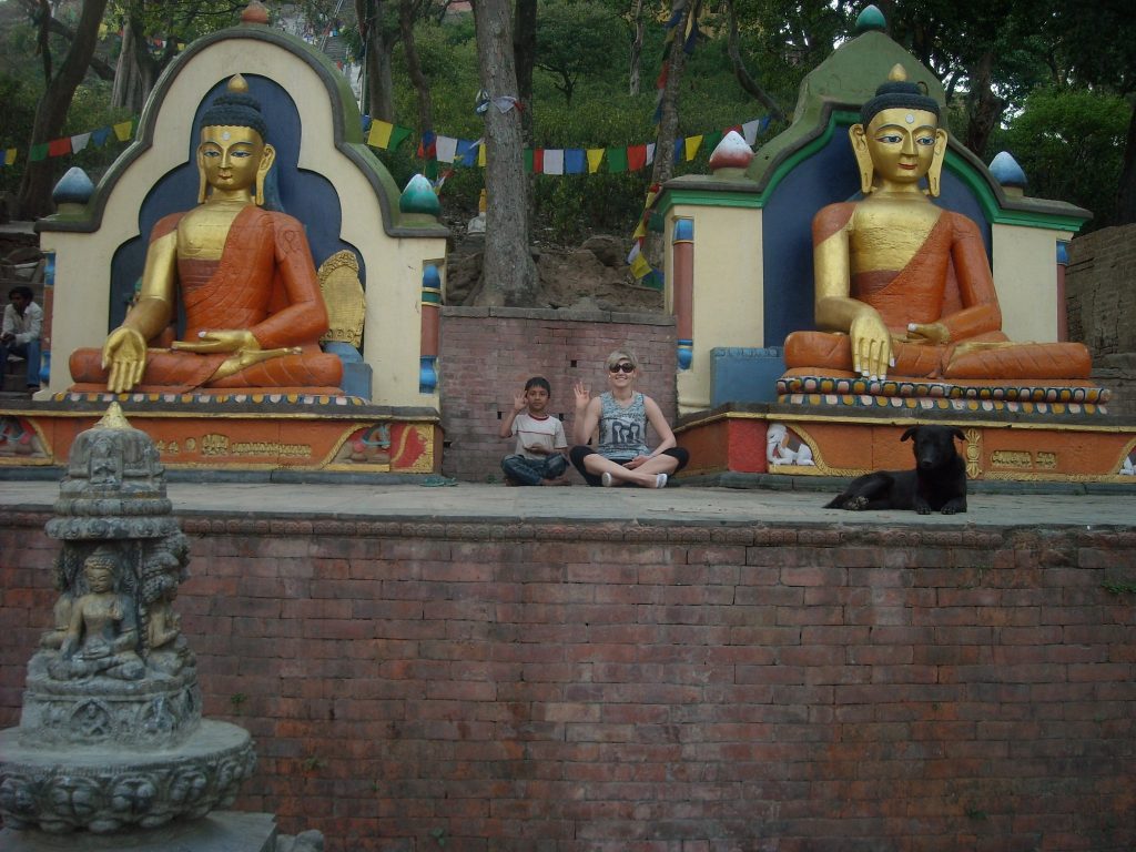 Siteseeing in Monkey Temple