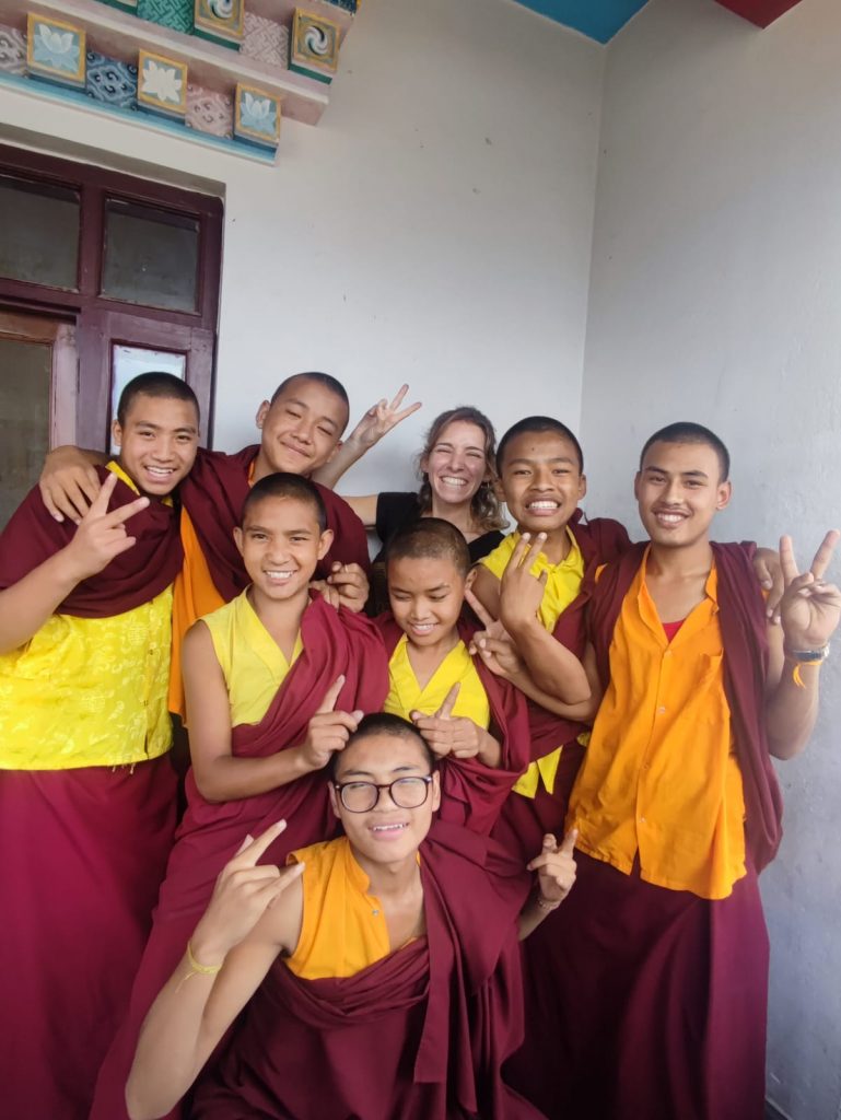 Teaching to monk
